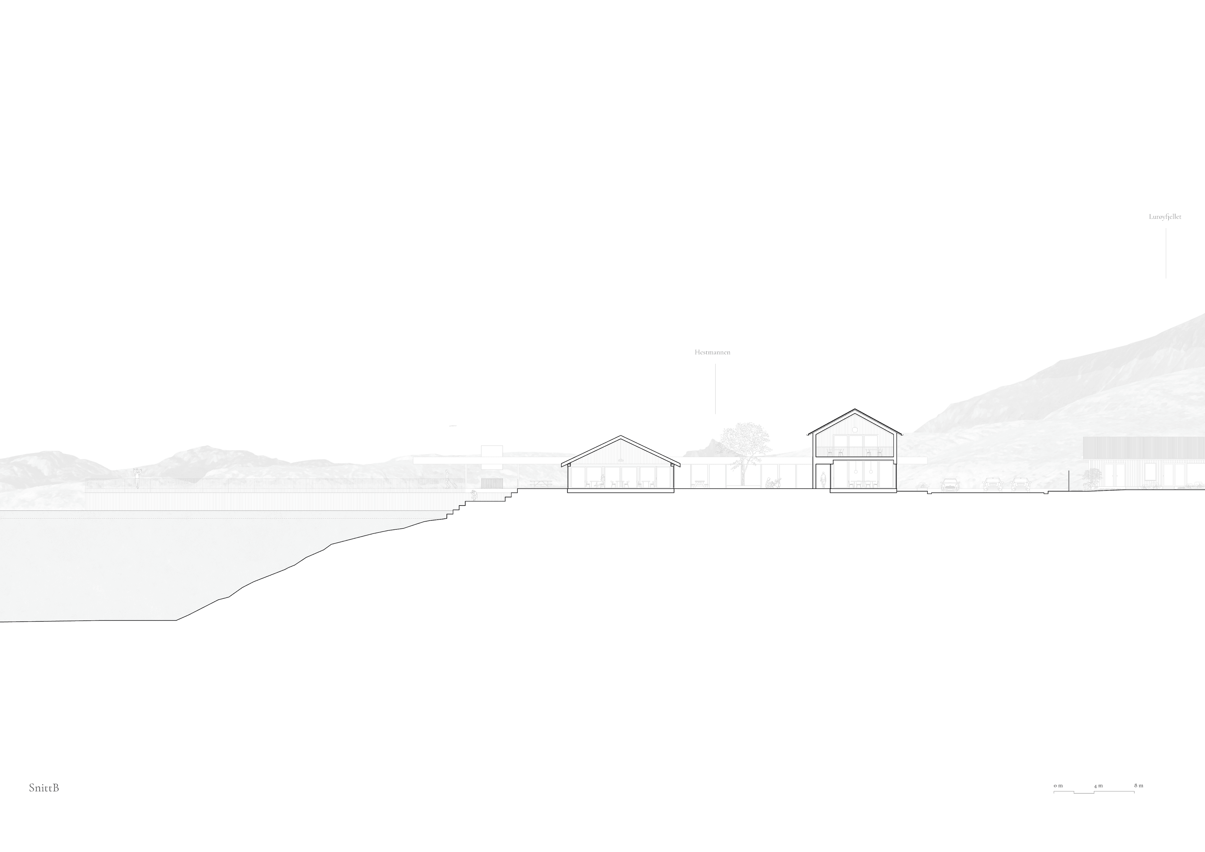 Havnetorget plan og snitt 2